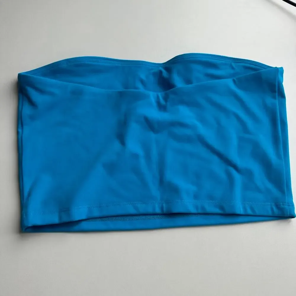 Susana Monaco Tube Top XL Ultramarine Blue Strapless Crop NWT - Picture 4 of 6